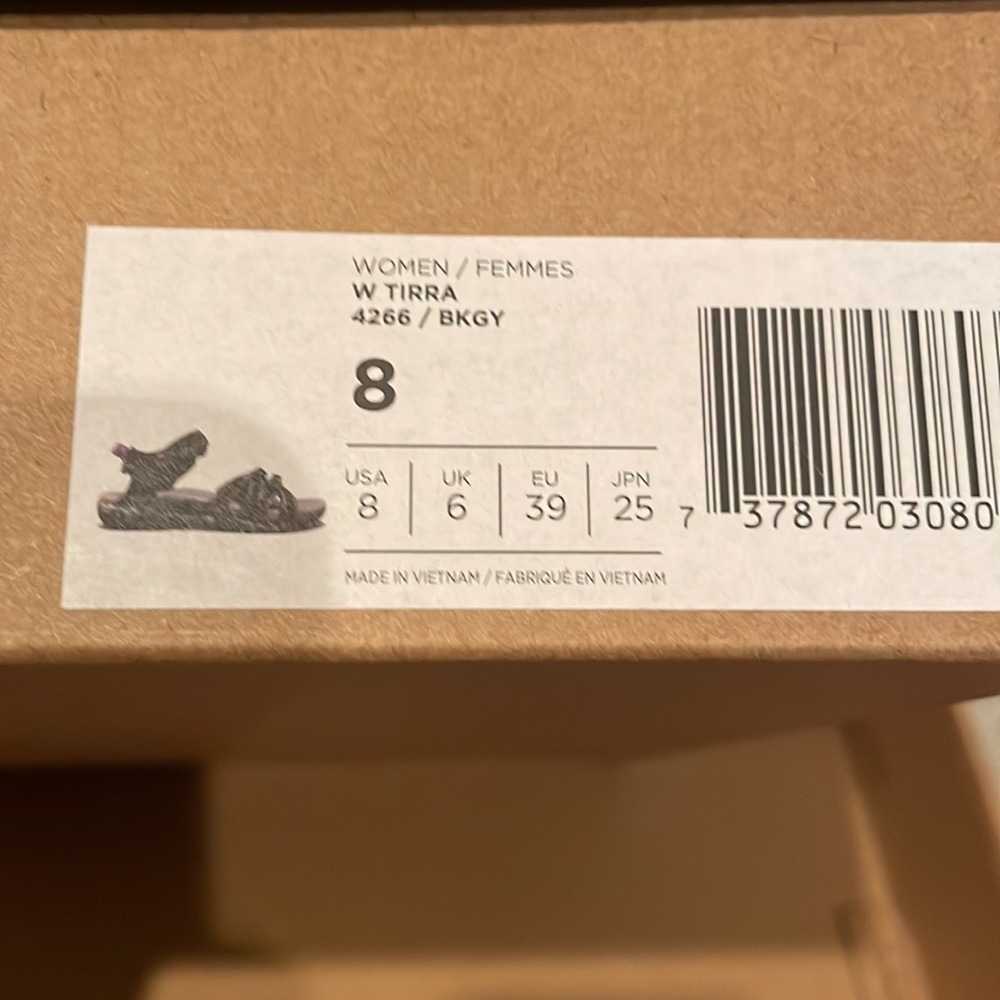 Teva Verra Black/Grey Sport Sandals Size 8 - Picture 8 of 8
